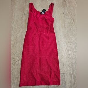 Bebe Open Back Pink Sleeveless Dress